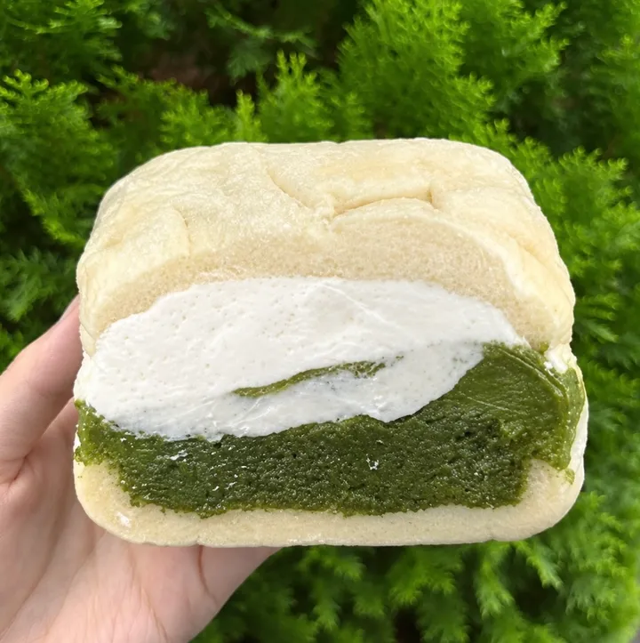 말차 순우유 샌드