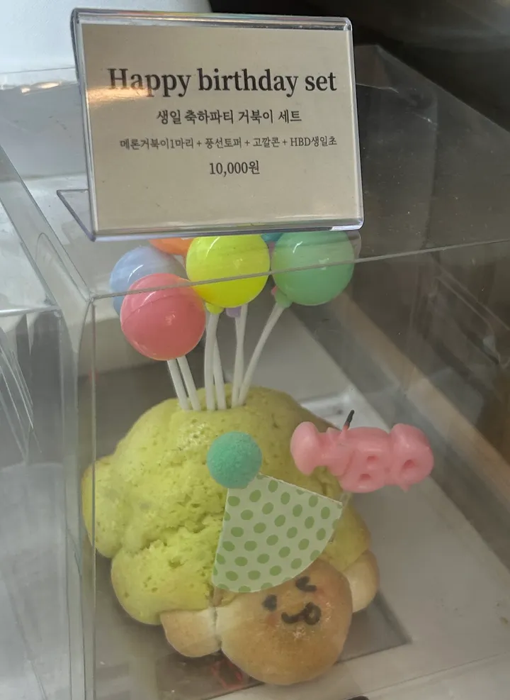 생일 축하파티 거북이 세트